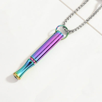 Mint Breathing Necklace with Fidget Ring for Stress Anxiety and Mindful Breathing-Colorful