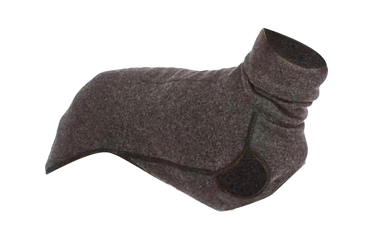 Dog Jumper Fleece Vest Sweater Stretch Sweatshirt - Dark Grey