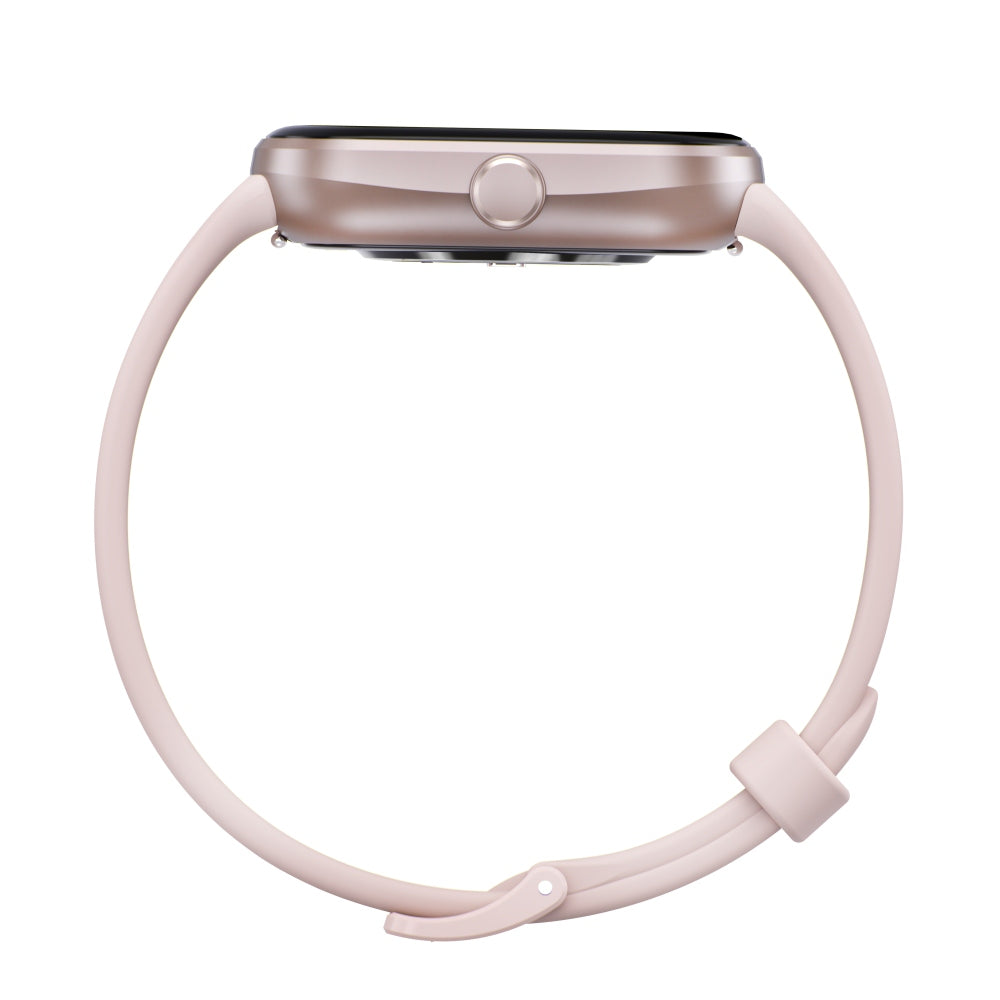 Smartwatch with Bluetooth Calling 1.96 Inch HD Display Health Monitoring 100 Sports Modes-Pink