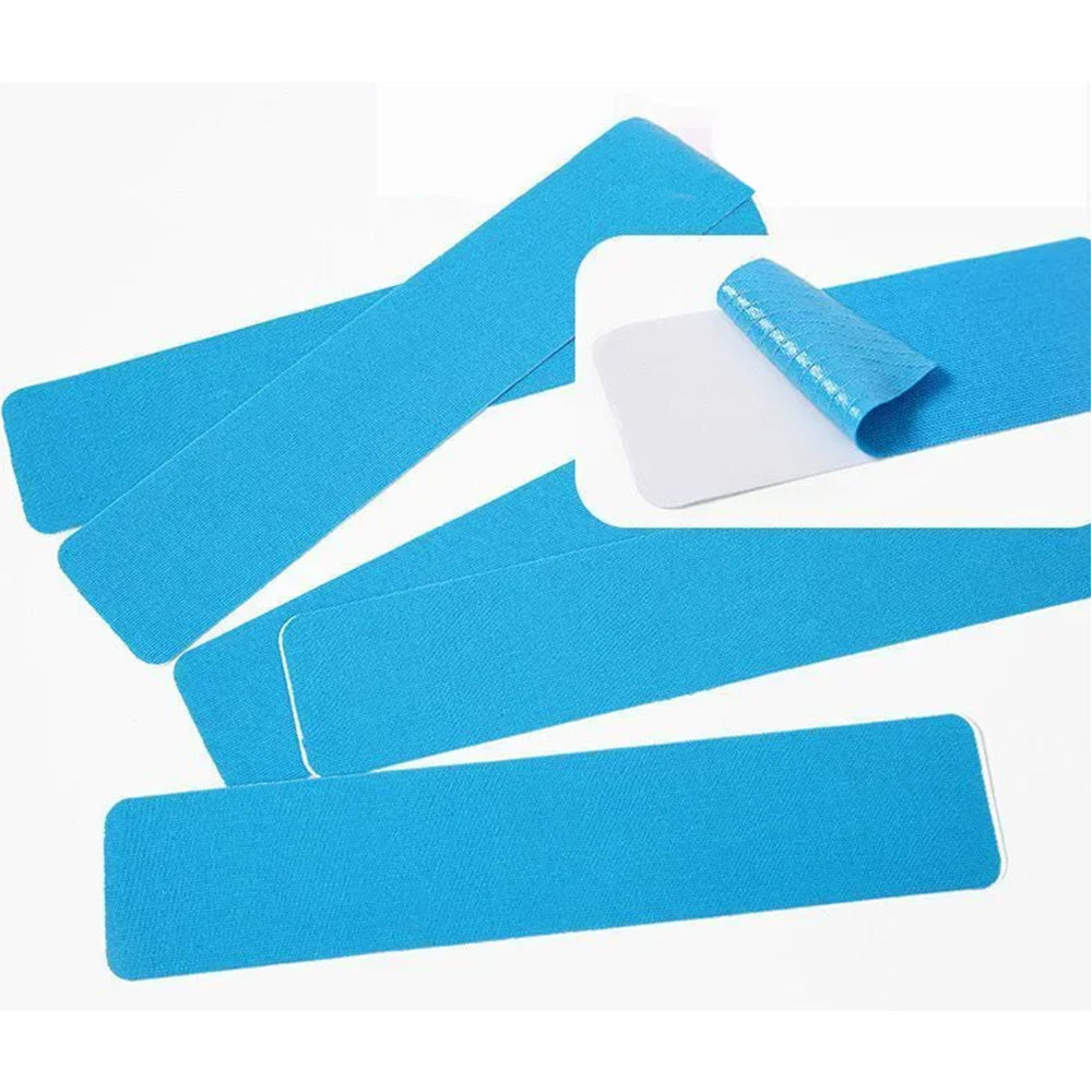 Kinesiology Tape Waterproof Breathable Latex-Free for Ankle Wrists Knees Blue