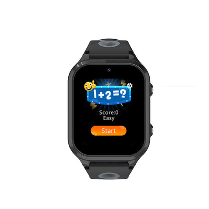 4G Smart Watch For Kids Water-resistant Video Call Positioning Alarm HD Touchscreen Smartwatch-Black