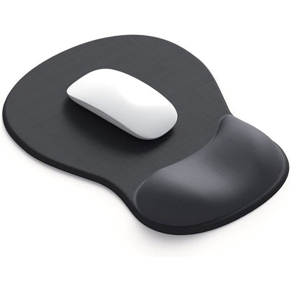 Gel Wrist Rest Mouse Pad Non-Slip Ergonomic Mouse Mat for Computer and Laptop Black