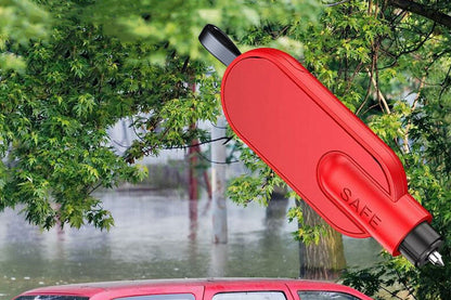 Car Emergency Escape Tool Glass Breaker security Hammer Seatbelt Cutter-Red