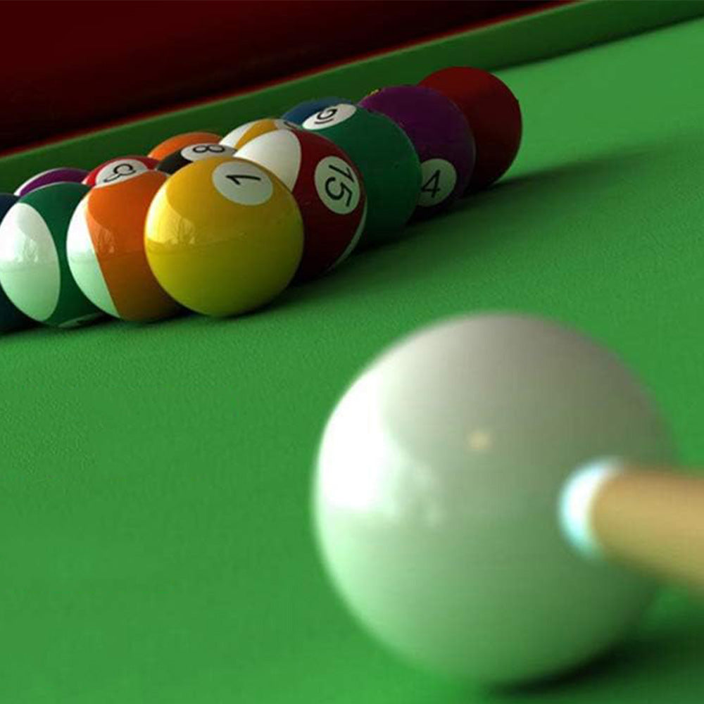 7Pcs Billiard Cloth Pool Table Felt Cloth with 6 Cloth Strips for 7 8 9 Foot Table