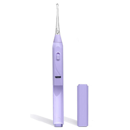LED Lighted Ear Cleaner Kit USB Rechargeable Ear Wax Removal Tool Purple