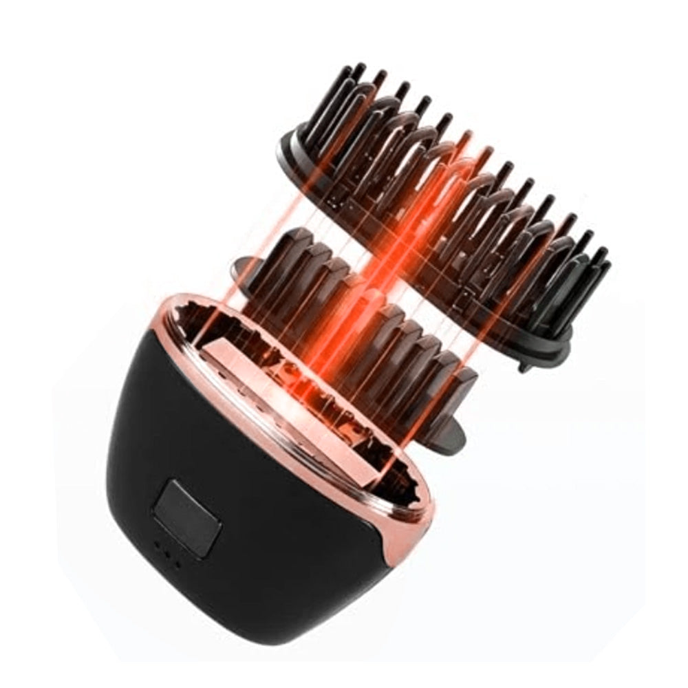 Rechargeable Portable Mini Straight Hair Comb-Black
