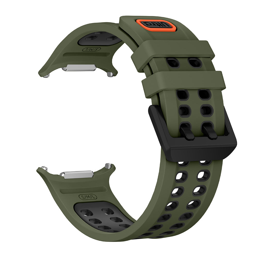 Silicone Watch Band for Samsung Galaxy Watch Ultra2 Ultra 2025 47mm - Army Green