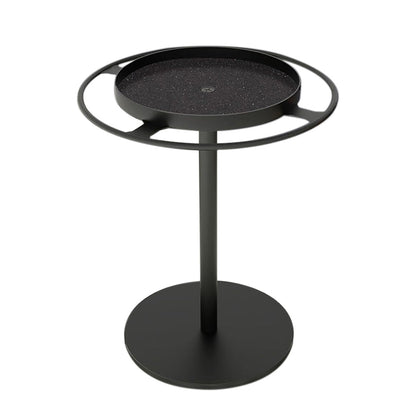 Metal Glasses Organizer Stand with Storage Tray Stylish Desk Organizer for Sunglasses Jewelry Black