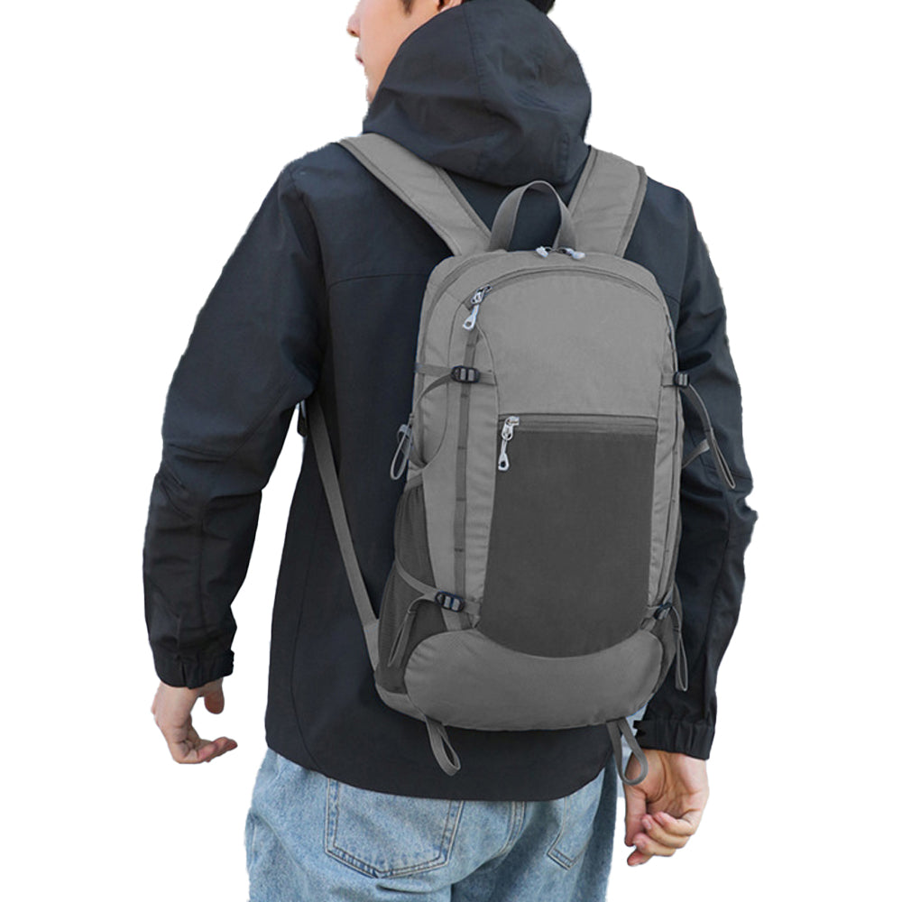 Hiking Backpack Packable Travel Day Pack Lightweight Water Resistant Hiking Daypack for Women Men Grey
