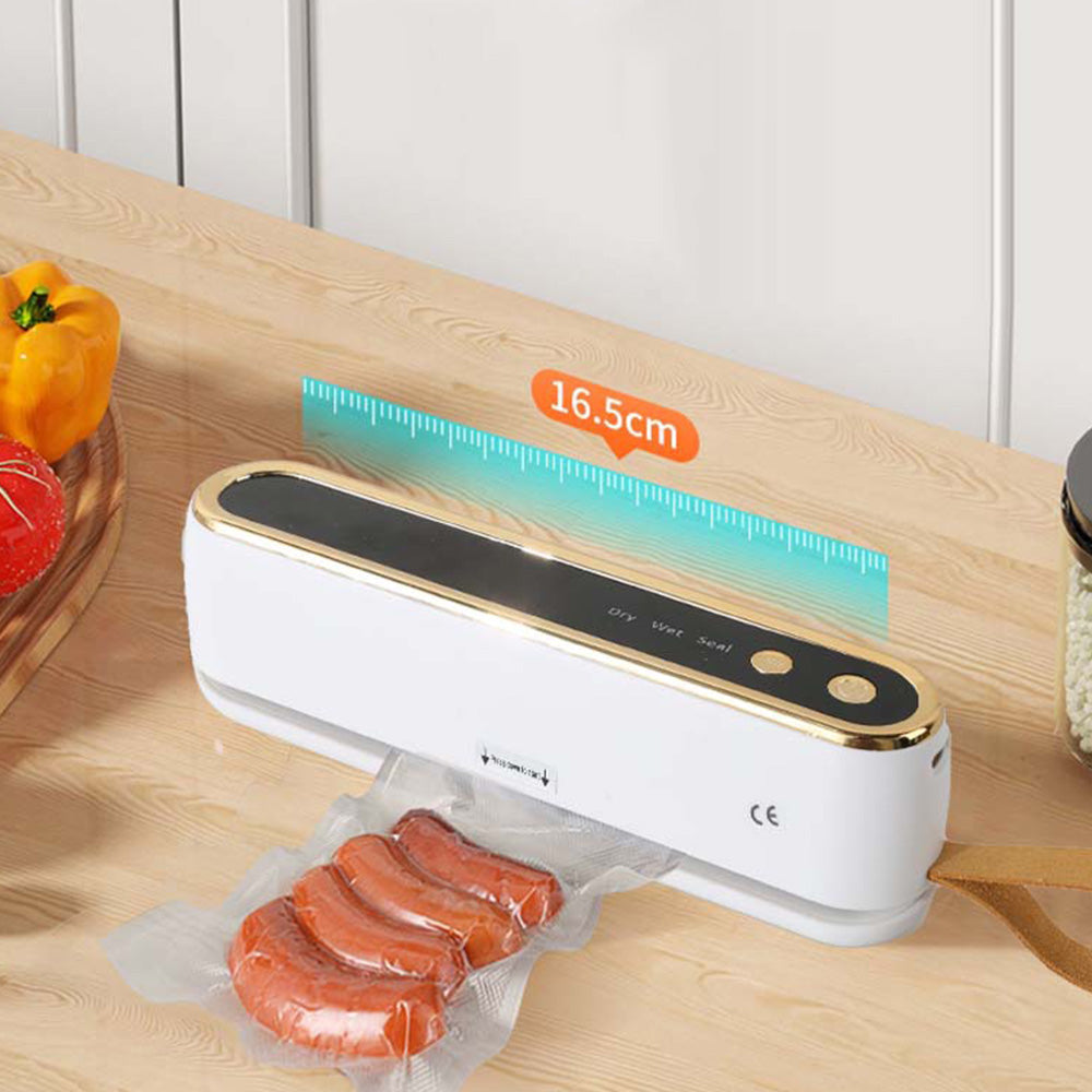 Cordless Portable Mini Vacuum Sealer Machine-White