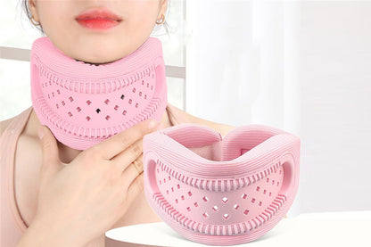 Neck Brace Neck Protectors Wraps Keep Vertebrae Stable Adjustable Cervical Collar -Pink