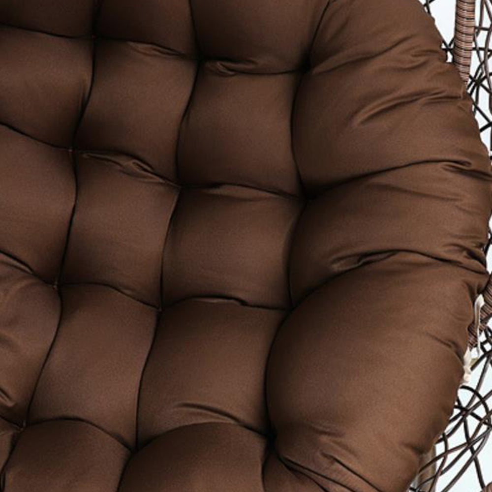 Hanging Egg Chair Cushion Seat Pad for Swing Chair Patio Furniture Coffee