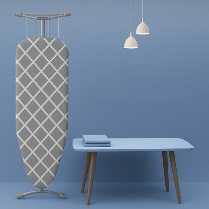 Heat Retaining Felt Ironing Board Cover Easy Fitted Elastic Edge-Plaid