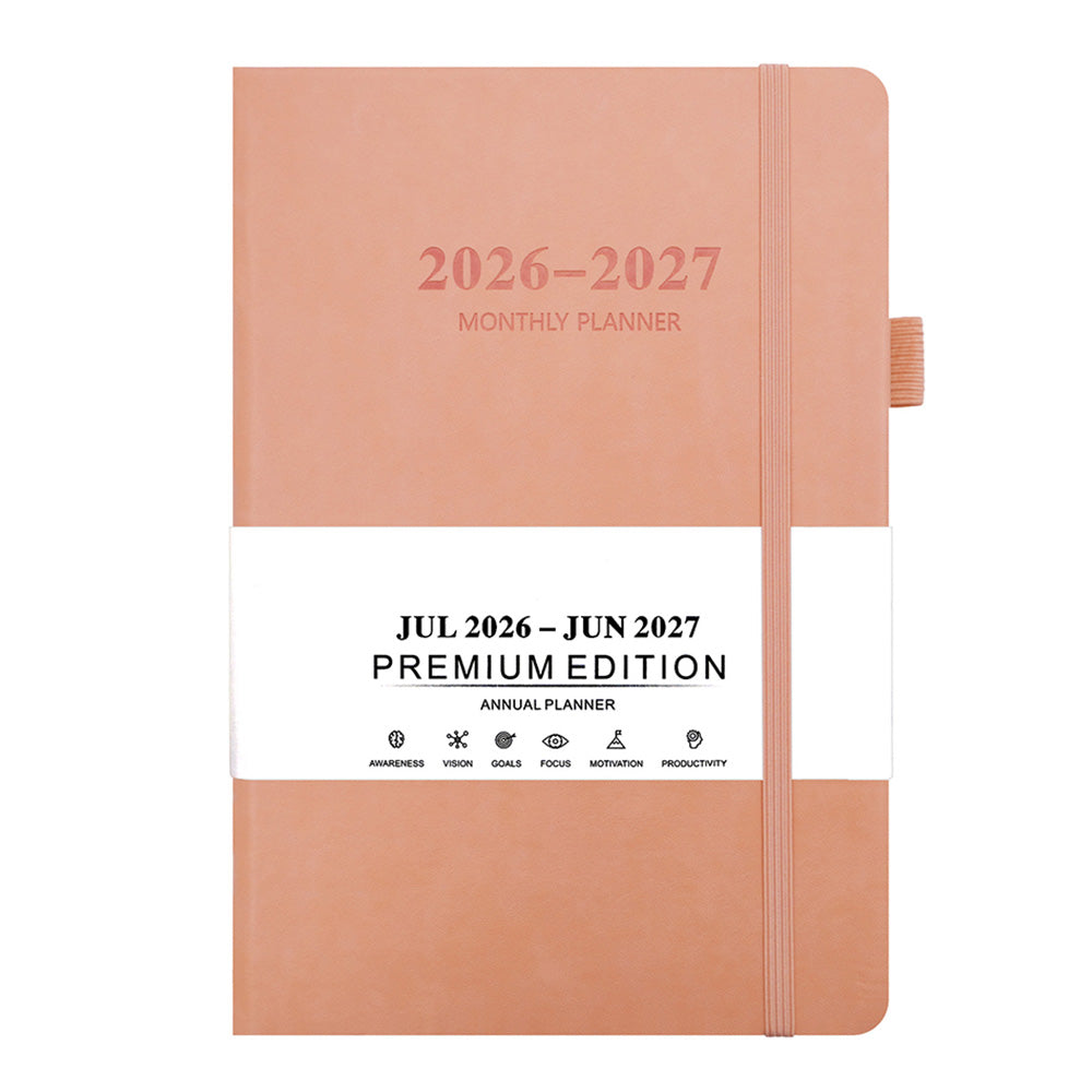2026â€?027 Monthly Planner Calendar Pink