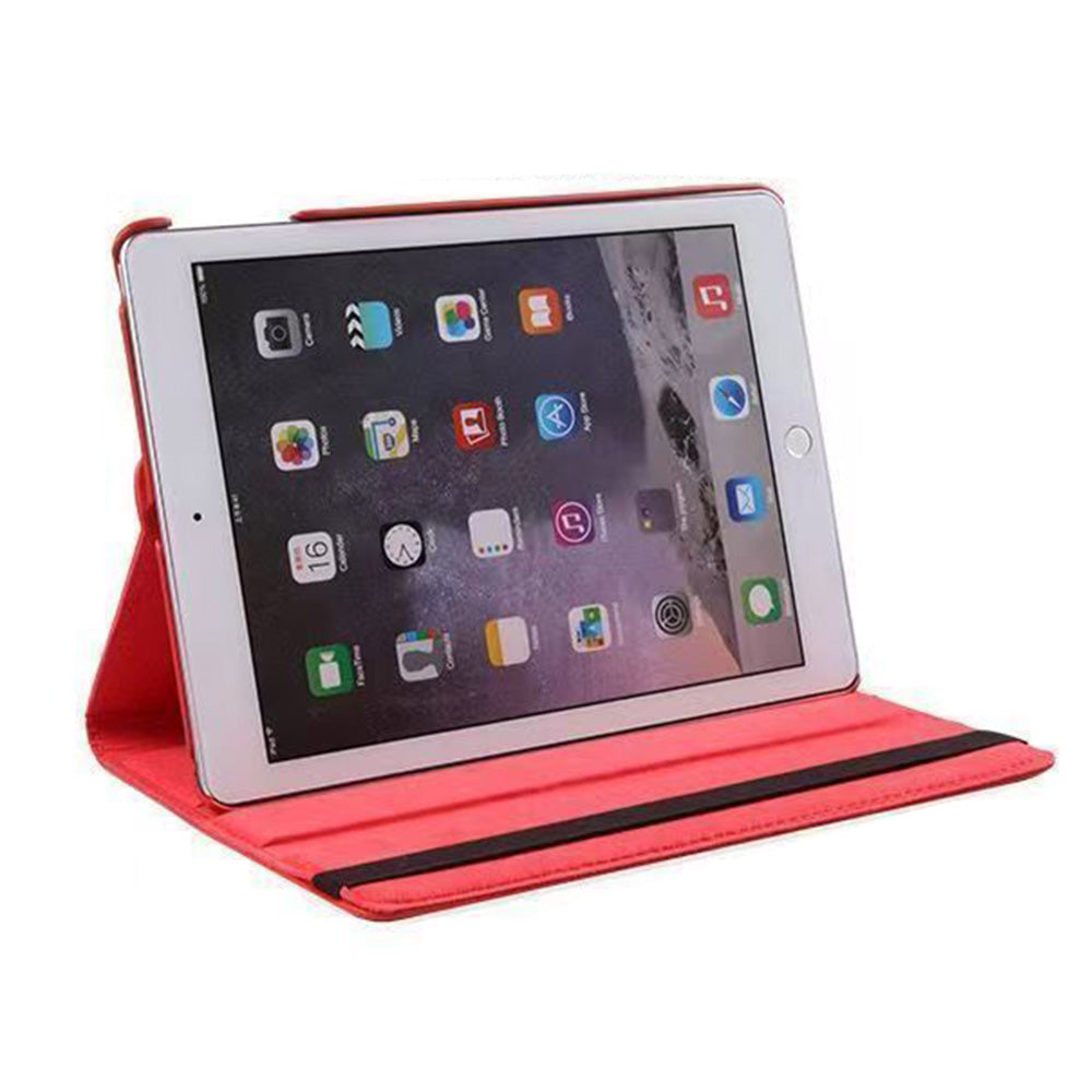 360 Degree PU Leather Case for iPad 10th and 11th Gen A16 - Red