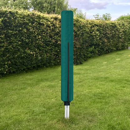 Waterproof Rotary Airer Cover ââ‚?Clothesline Dryer Shield with Zipper Dark Green