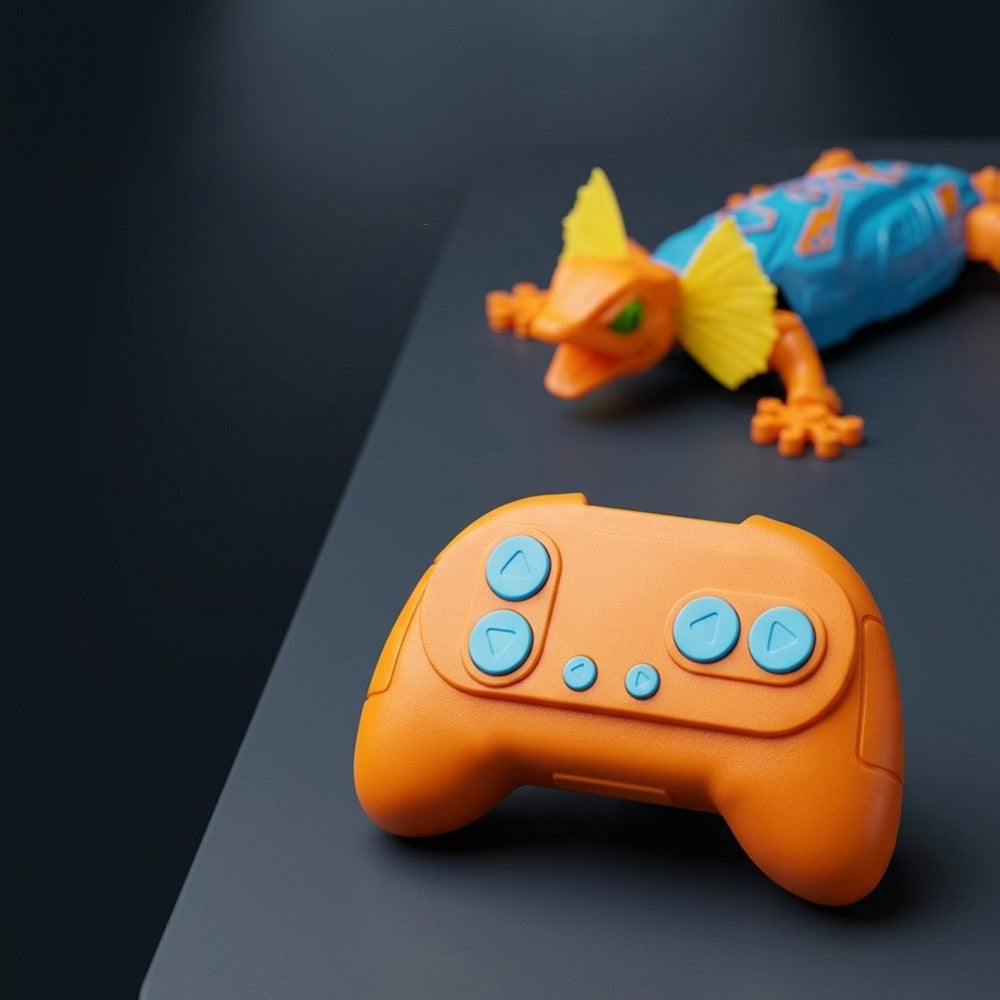 RC Wall Crawler Gecko Simulated Climbing Lizard - Orange