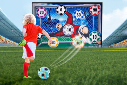 Portable Soccer Goal Set - Blue