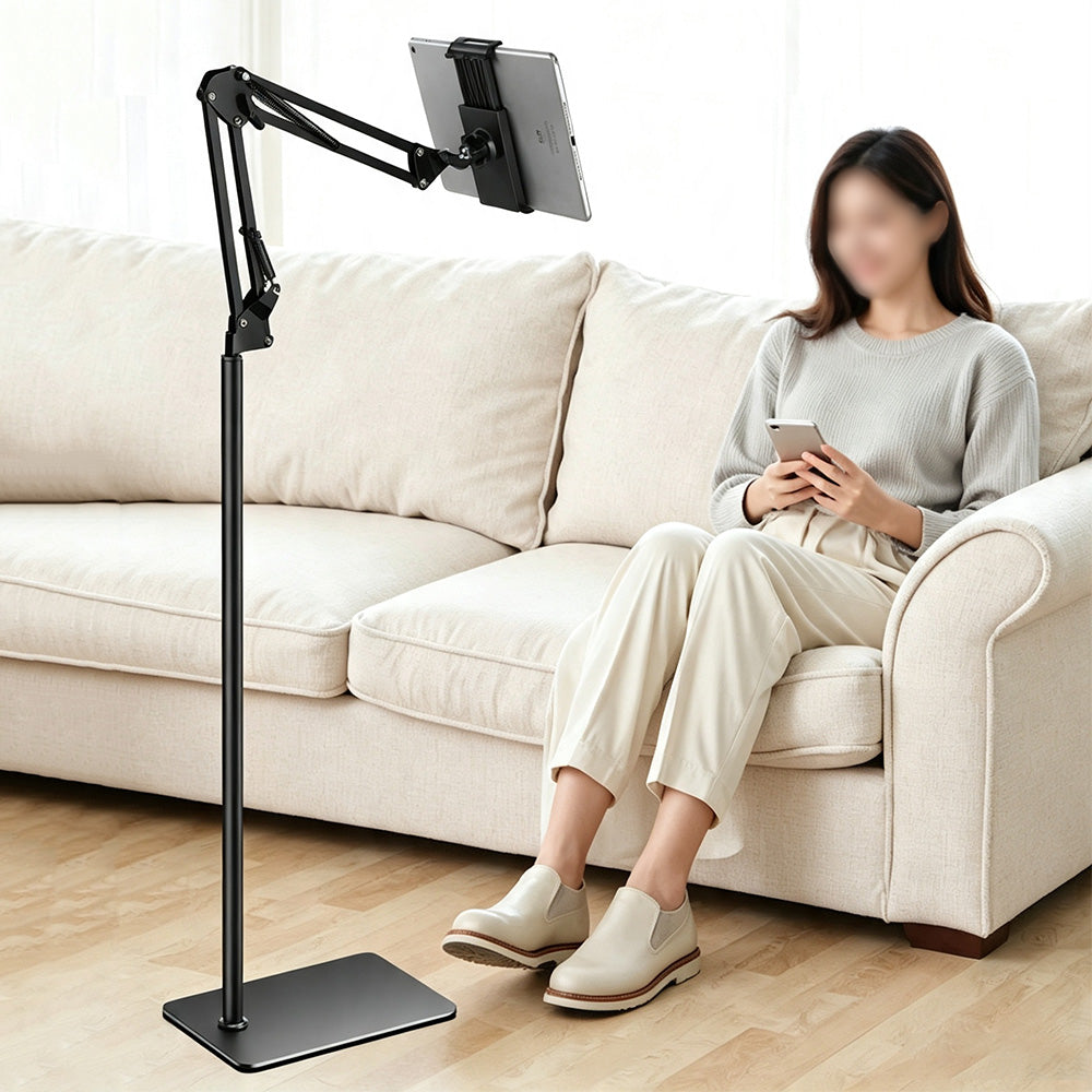 Adjustable Gooseneck Floor Stand Phone Tablet Holder