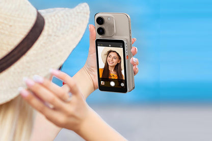 Vlog Selfie Monitor Screen Attractive Back Camera Monitor for Vlog Live TikTok-Grey