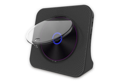 Bluetooth Home CD Player with LED Screen Black