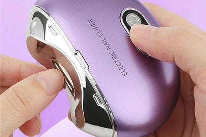 Electric USB Automatic Nail Clipper - Purple