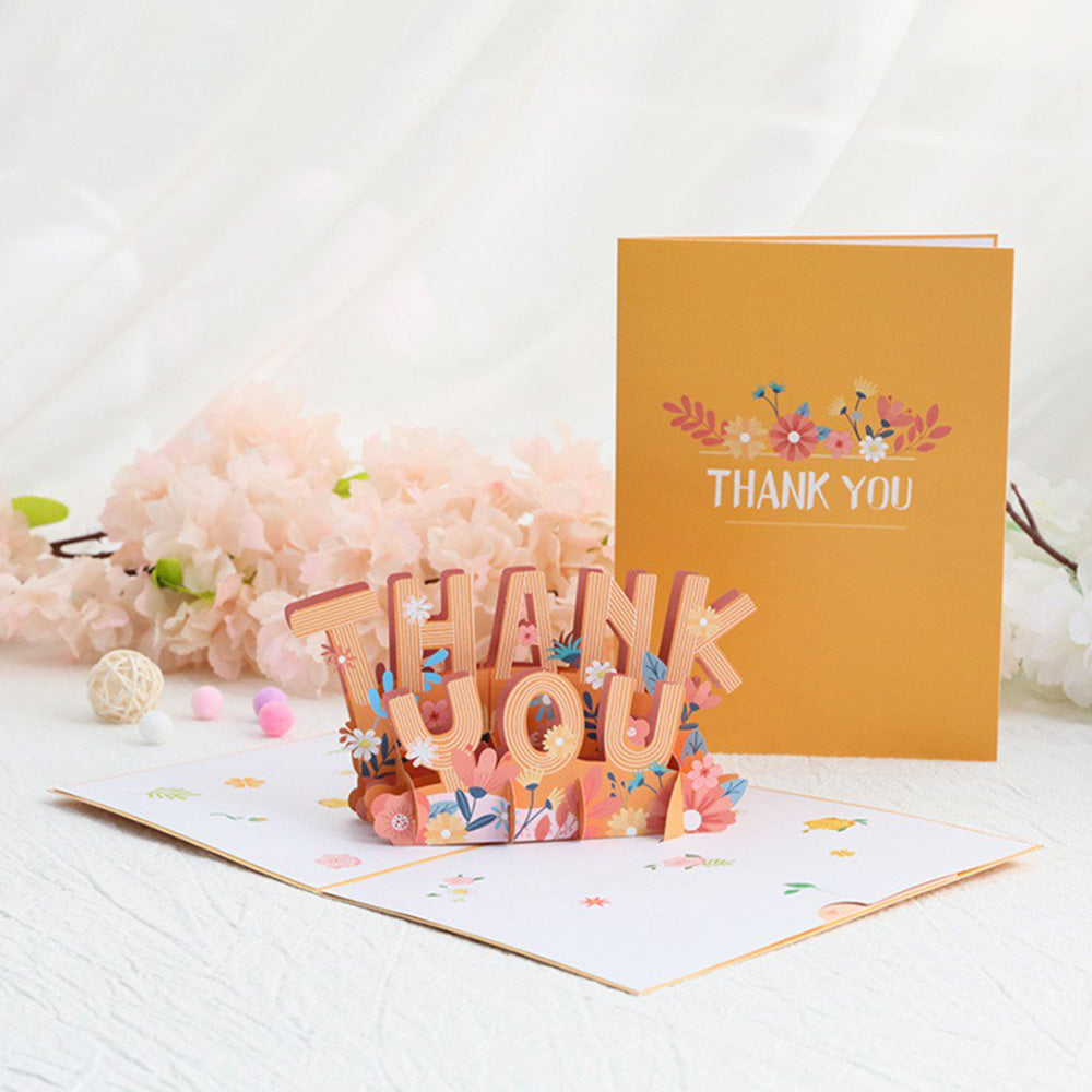 3D Fathers Day Pop Up Card-Orange