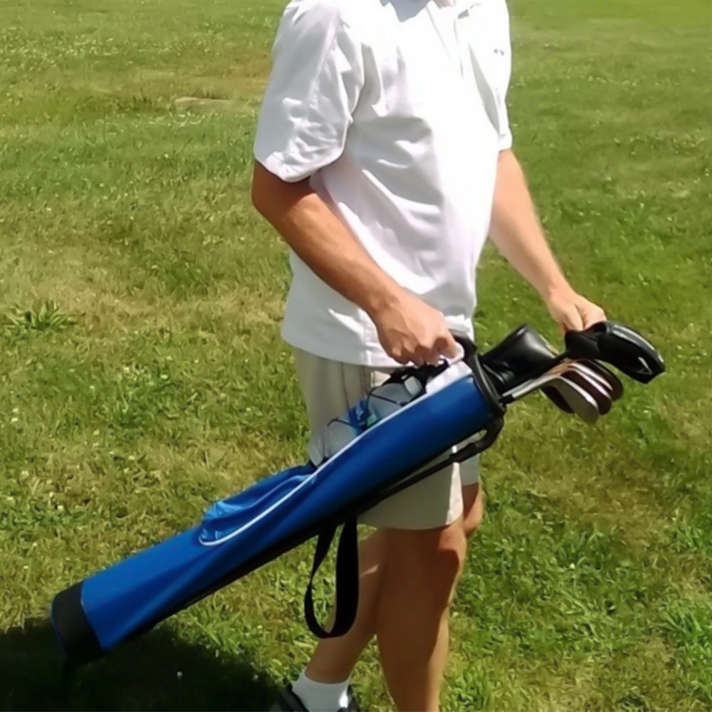 Lightweight Golf Stand Bag Portable Carry Bag for Driving Range-Blue
