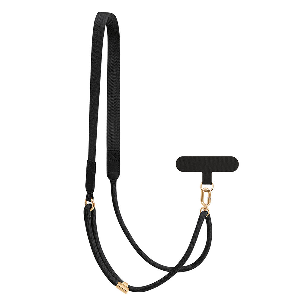 Adjustable Phone Lanyard Crossbody Strap-Black