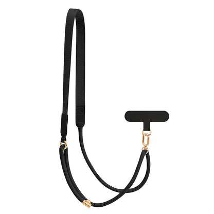 Adjustable Phone Lanyard Crossbody Strap-Black