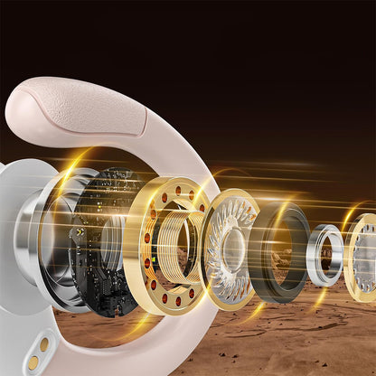 Wireless Earbuds Bluetooth Headphones IPX5 Waterproof Earphones for Workout Running-Rose Gold