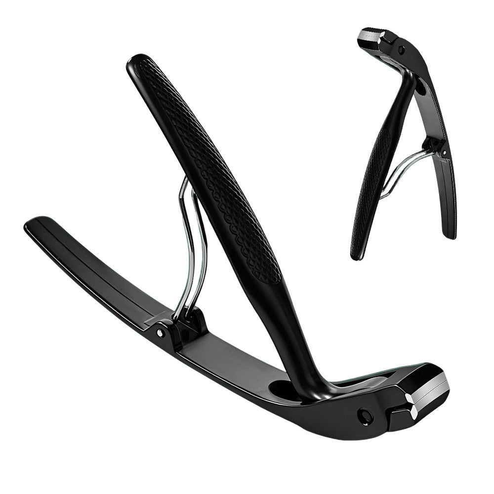 2 Pieces Long Handled Curved Head Toe Nail Clipper - Black