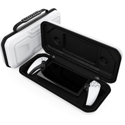 Portable Handheld Storage Case Protective Carry Bag for PS5 Portal Travel Use-White