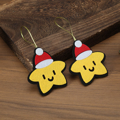 6Pcs Set Christmas Tree Hanging Pendant Xmas Decor Ornaments Style 3