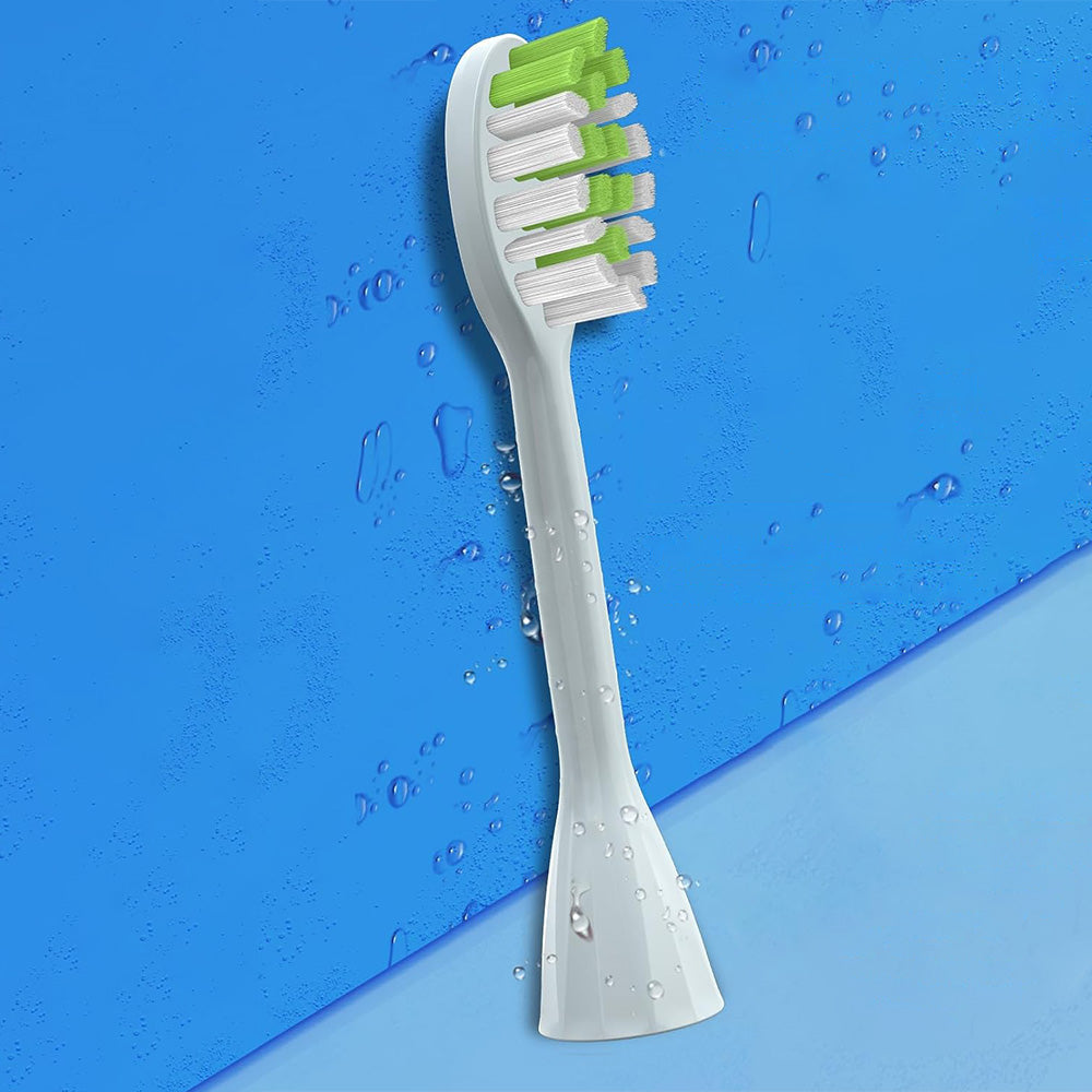 4Pcs Replacement Electric Toothbrush Heads with Dustproof Covers Compatible with Philips HY1100/1200/One Series White