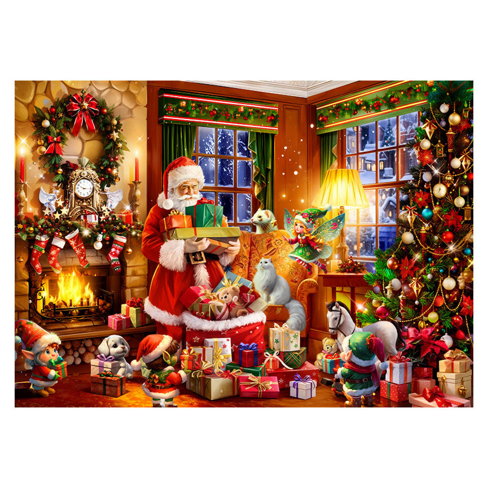 24 Days Advent Calendar 1008Pcs Christmas Puzzle Countdown Calendar Xmas Jigsaw Puzzle Style 2