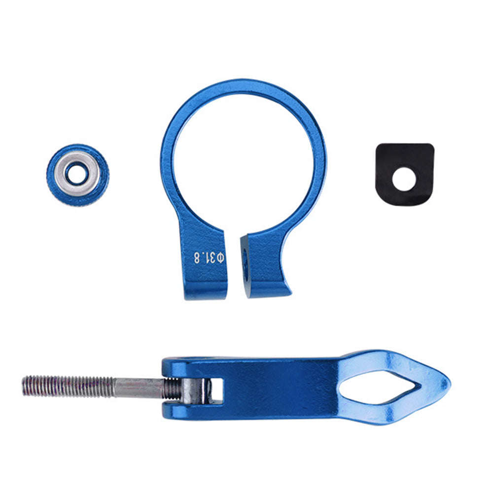 2 Piece Bike Seat Post Clamps-Blue