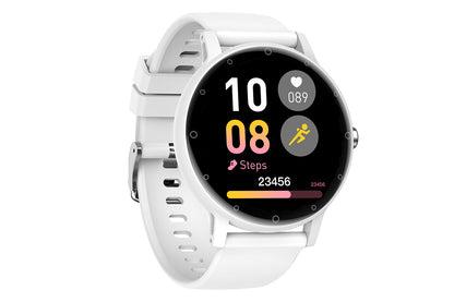 Smart Watches for Men Bluetooth Call Military Smart Watch with Heart Rate Sleep Monitor-White