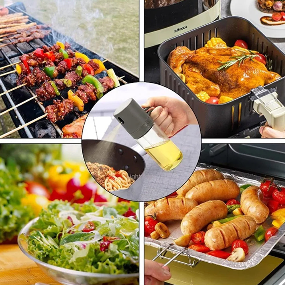 250ml Oil Sprayer Cooking Oil Glass Spray Bottle Mister Oil Dispenser Kitchen Gadgets