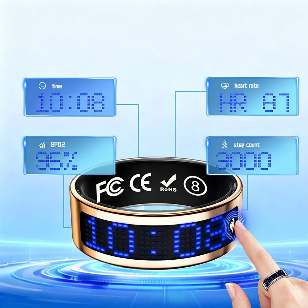 IP68 Waterproof Smart Ring-Gold