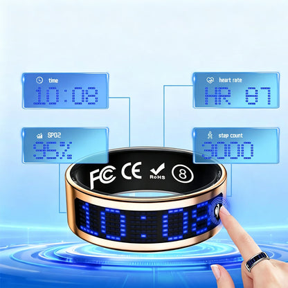 IP68 Waterproof Smart Ring-Gold