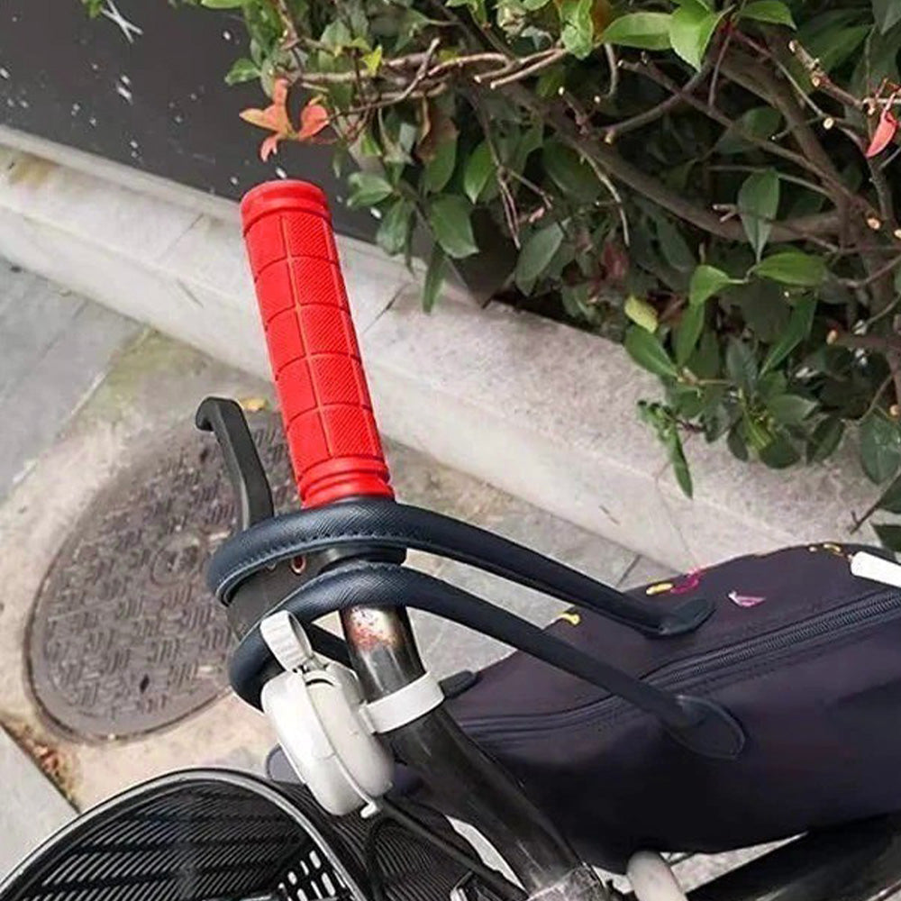 2PCS Bicycle Handle Bar Grips Rubber Grips For BMX MTB Cycle Road Mountain Bike-Red