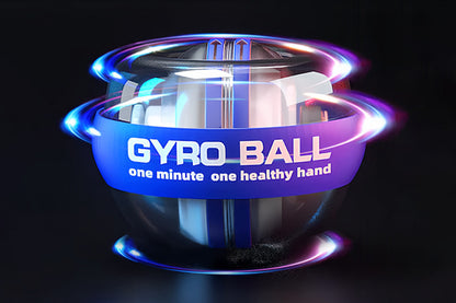 LED Wrist Ball Trainer Auto-Start Wrist Strengthener Gyroscopic Forearm Exerciser Gyro Ball for Strengthen Arms Muscles Wrist-Blue