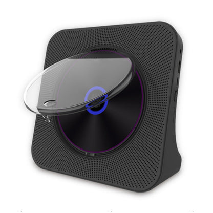 USB Powered Bluetooth CD Player with Digital Screen Display Desktop Music Player Black