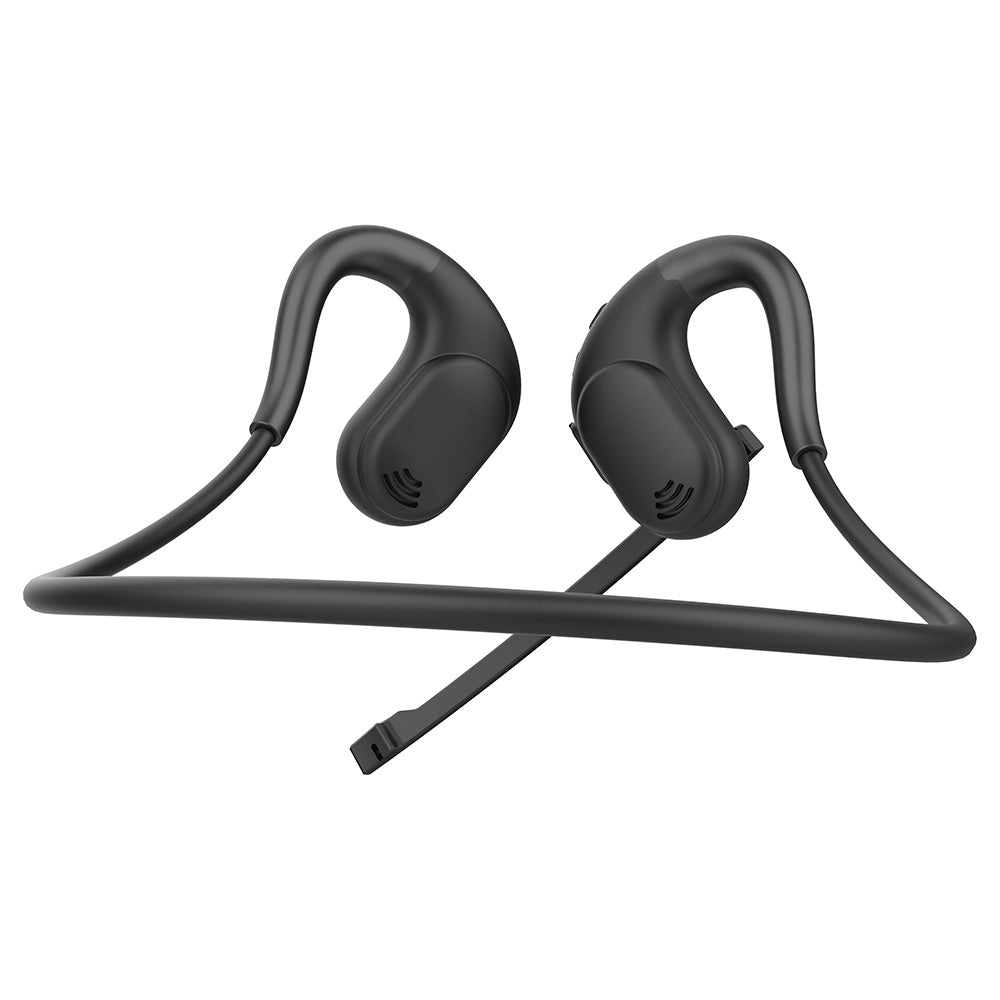 Bluetooth 5.3 Open Ear Headphones With Removable Mic Wireless Headset