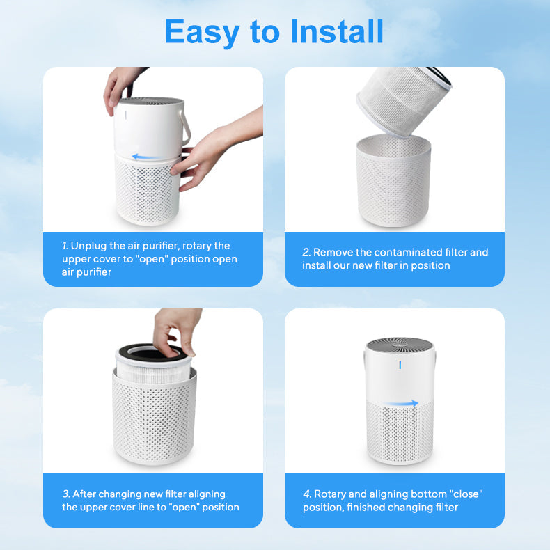 Air Purifier Home Aromatherapy Air Filter Cleaner for Dorm Office