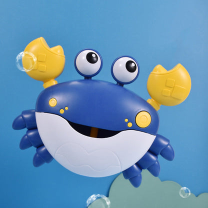 Crab Bubble Machine Bath Toy ¨C With Music for Kids and Toddlers Bath Time Fun Blue