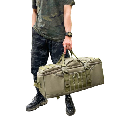 60L Military Tactical Backpack Trekking Rucksack Travel Sports Duffle Bag Green