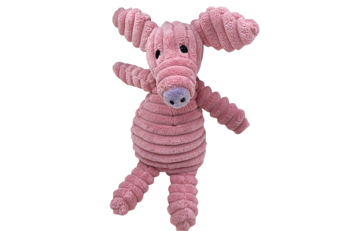 Cute Pet Dog Chew Toy Squeaker Squeaky Soft Plush Play Sound Puppy Teeth Toy-Pig