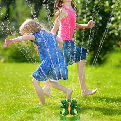 Water Sprinkler for Outdoor Play Water Spraying Toy for Summer Splashing Fun Toy Green Dinosaur